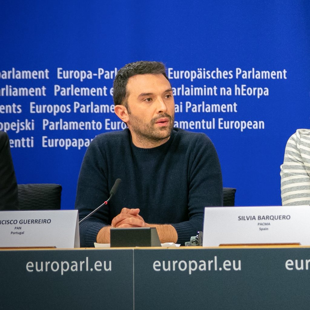 Francisco Guerreiro no Parlamento Europeu