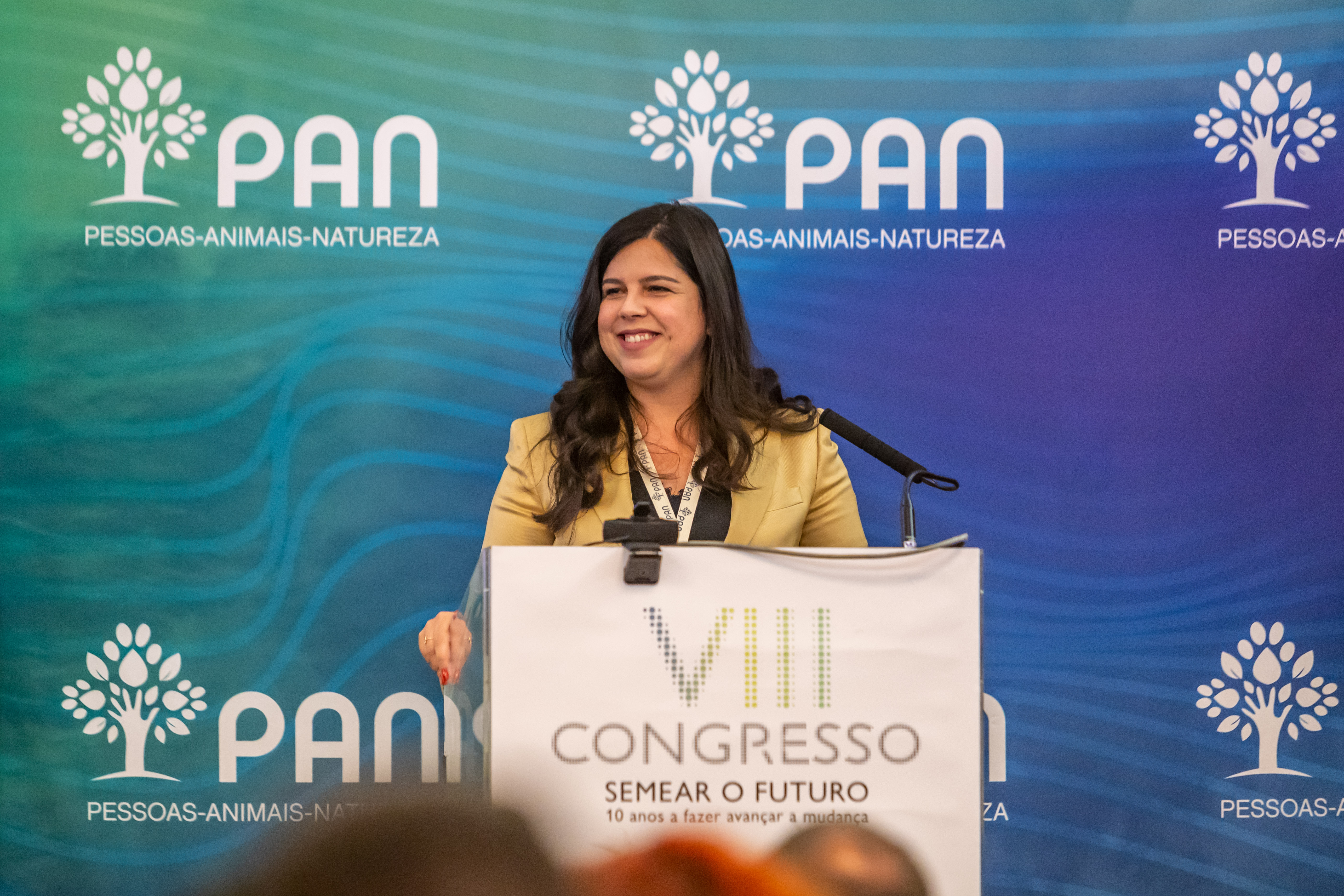 Inês de Sousa Real no VIII Congresso do PAN