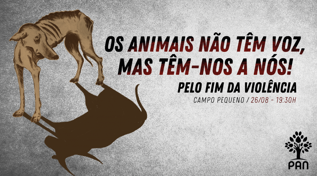 Manifestação Os animais não têm voz mas têm-nos a nós