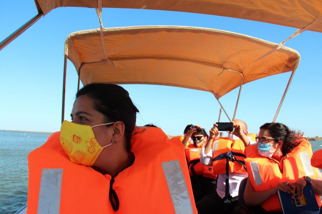 Viagem de barco em Vila Franca de Xira com Inês de Sousa Real